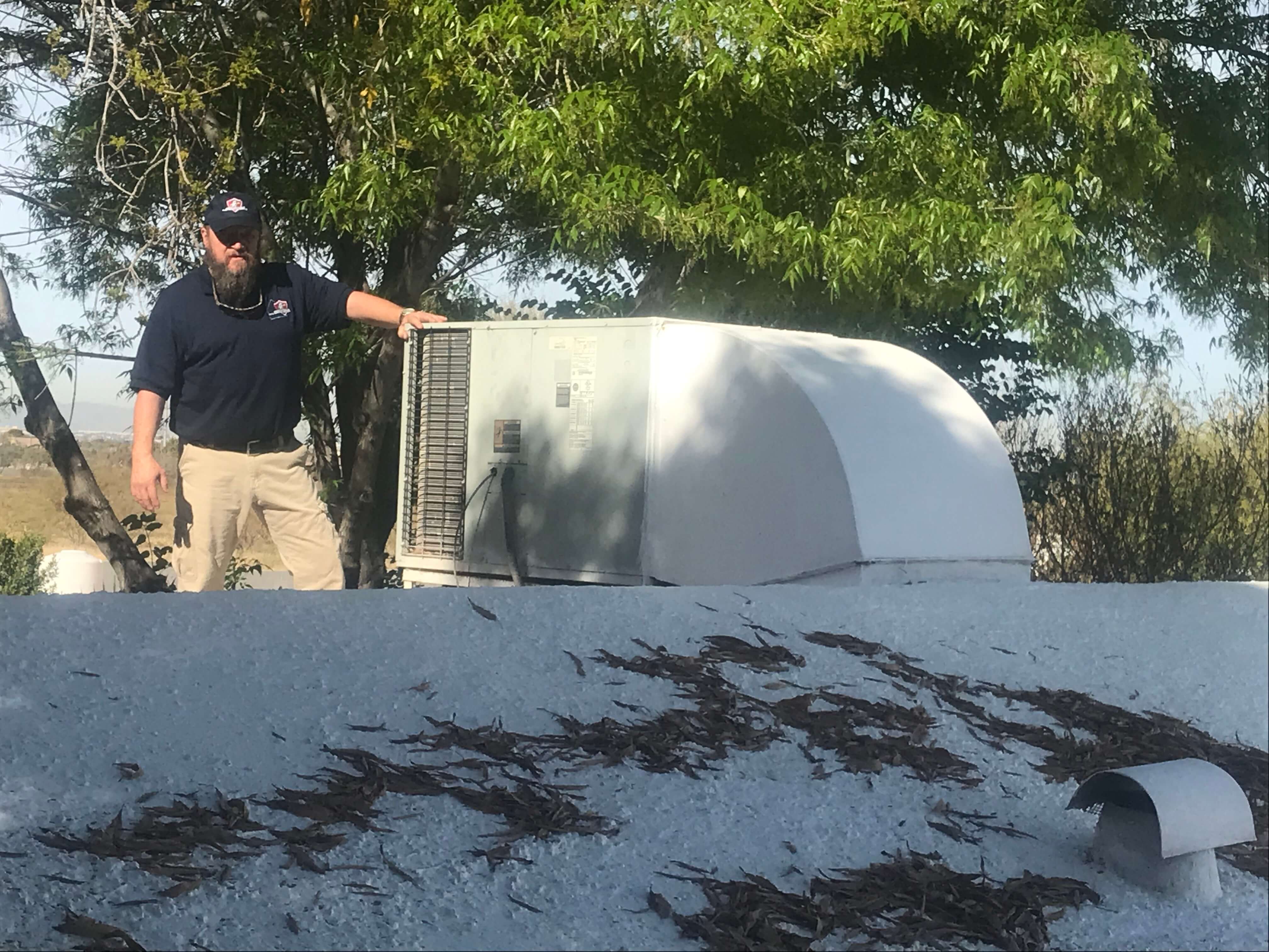 Mike on the roof